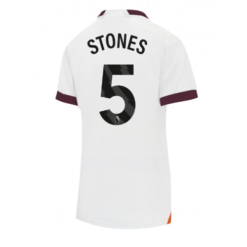 Ženski Nogometni dresi Manchester City John Stones #5 Gostujoči 2023-24 Kratek Rokav